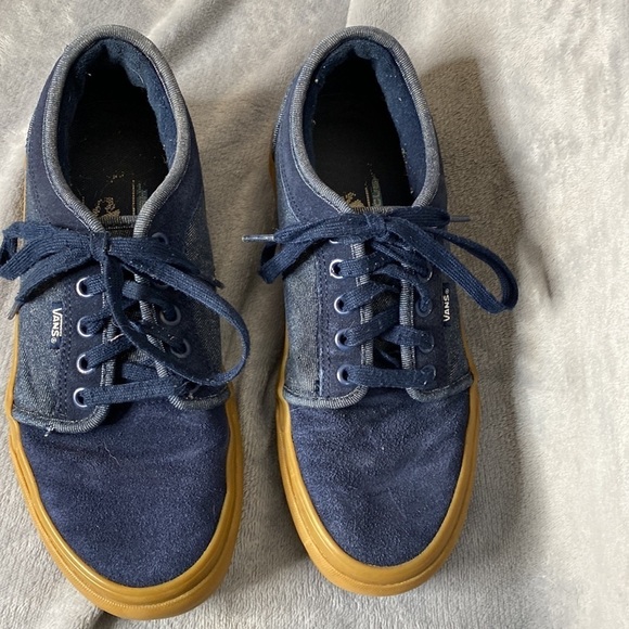 Vans Men's Shoes "Chukka Low Pro''--(Denim)-- Dress Blues/Class Size 6.5 - Picture 2 of 7